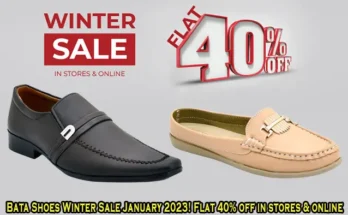 Bata Shoes Winter Sale January 2023! Flat 40% off in stores & online