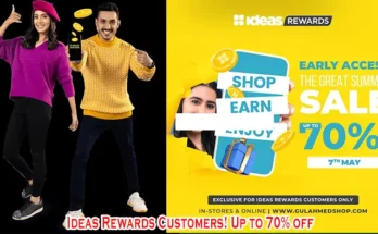 Ideas Rewards Customers! Up to 70% off  from 7th May 2023