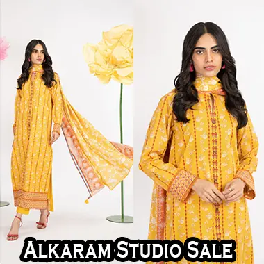 Alkaram Studio Jashne Eid Sale 2023! Upto 50% Off on Eid Collection