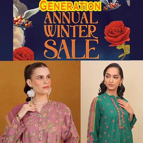 Generation Annual Winter Sale 2024! Upto 60% Off on Entire Stock